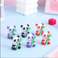 1Pcs Creative Cute Panda & Bamboo Shaped Eraser,. 