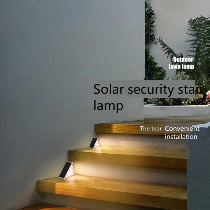 1PCS%20Solar%20Stair%20Light%20Outdoor%20Home%20No%20Wiring%20Rainproof,White%20light%20-%20Image%204
