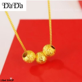 Libei SHOPFashion ShopSphere necklace saudi gold 18k pawnable legit necklace for women buy 1 take 1 -3 bead transfers Chain. 