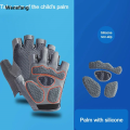Wenefang 1Pair Kids Sport Gloves, Kids Half Finger Gloves, Kids Boys Girls Cycling Gloves for Biking Camping Fishing Outdoor Sports. 