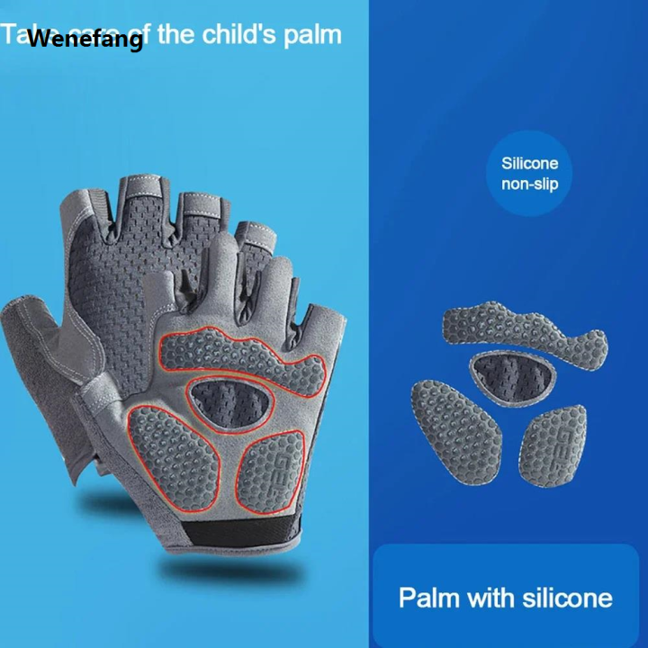 Wenefang%201Pair%20Kids%20Sport%20Gloves,%20Kids%20Half%20Finger%20Gloves,%20Kids%20Boys%20Girls%20Cycling%20Gloves%20for%20Biking%20Camping%20Fishing%20Outdoor%20Sports%20-%20Image%203