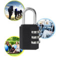 Waterproof Combination padlock Easy-to-use Portable Resettable Coded lock 3-digit School locker for Outdoor activities Travel luggage Sports facilities Employee lockers Home security. 