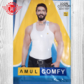 Pack Of 3pcs Amul Comfy Men's Vest 100% Cotton RN. 