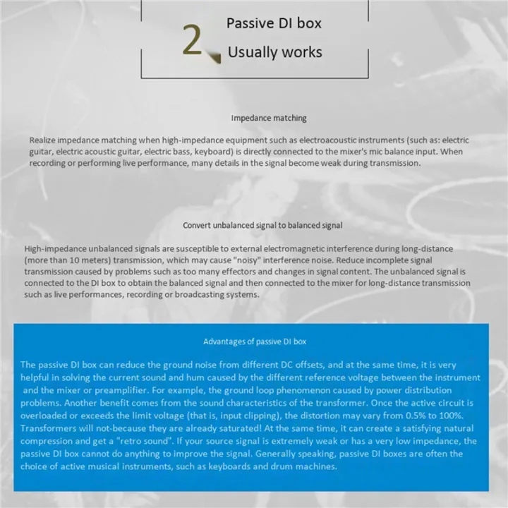 2X%20SD202%20Passive%20DI%20Box%20Impedance%20Conversion%20DI%20BOX%20Electric%20Guitar%20Direct%20Connection%20Box%20Effect%20-%20Image%208