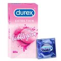 Durex Condoms | 30 Count (3 Mix Flavor Pack) | Bubblegum + Chocolate Strawberry | Extra Thin. 