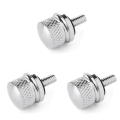FORIDE 3X Chrome Billet Aluminum Seat Bolt Screw Cap for. 