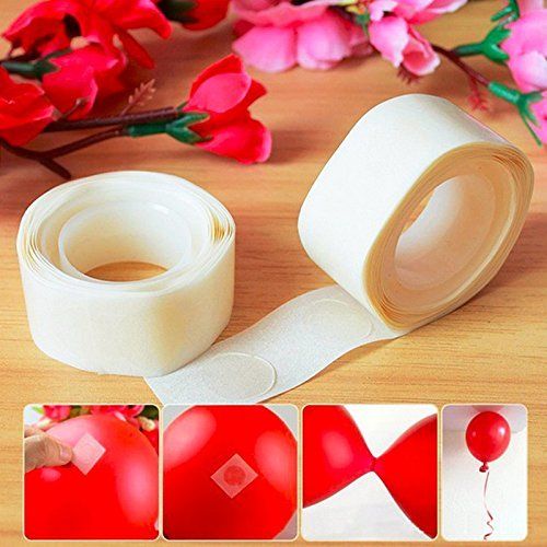 Glue Point Clear Balloon Glue Removable Adhesive Dots Double Sided Dots Of Glue Tape For Balloons For Party Or Wedding Decoration 400 Dots