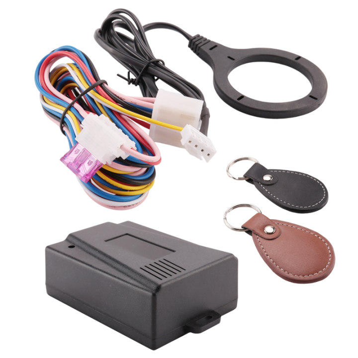 Smart Start Stop Module Smart Car Engine Push Start Stop Button Rfid Lock Ignition Keyless ...