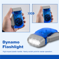 3 LED Dynamo Wind Up Flashlight Hand-pressing Crank No Battery Torch. 