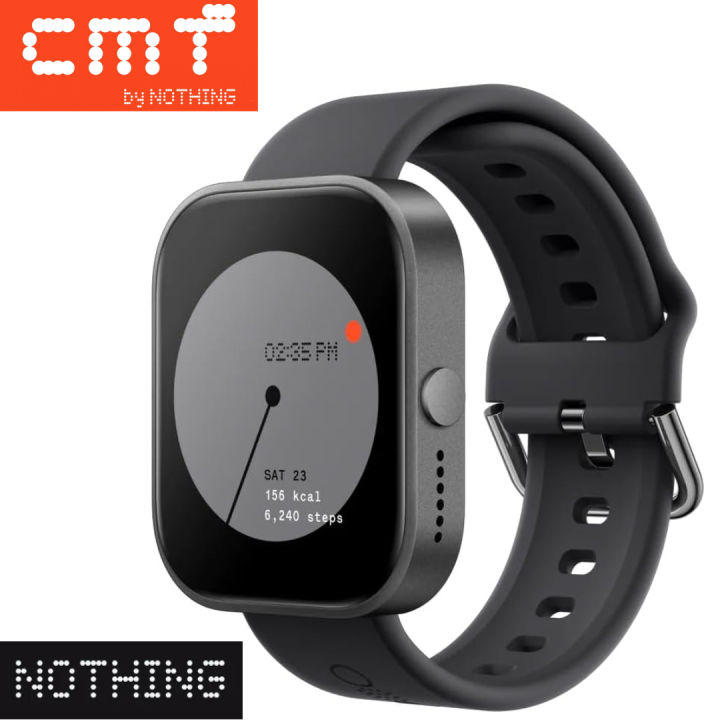 CMF by Nothing Watch Pro, 1.96 AMOLED display, IP68 Water Resistant Multi-System GPS Fitness Tracker with Health Monitoring, 13Day Battery Life, BT calling with AI noise reduction