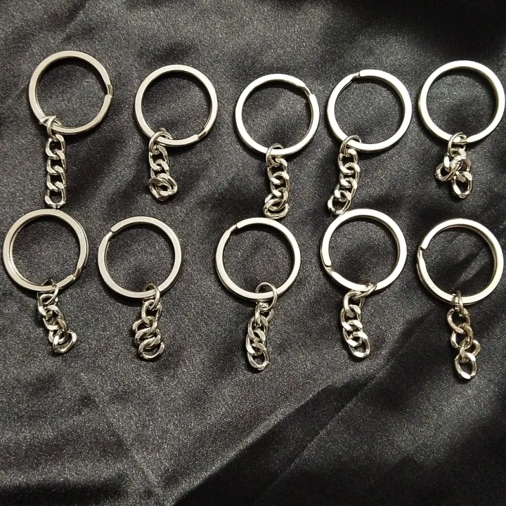 Stainless%20Steel%20Keychain%20Set.%2050%20Pieces%20Key%20Rings%20Anchor%20Chain%20For%20DIY%20Crafts%20-%20Image%203