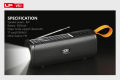 LP-V51 FM Radio indoor Wireless stereo Portable Solar charging woofer BT Speaker LED Display bass active torch Speaker FM radio. 
