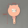 Portable Sanrio Cute Hello Kitty Kawaii Comb Mirror Set Combs Handheld Mirror Extracted Hair Brush Hair Massage Styling Tool LUKE. 
