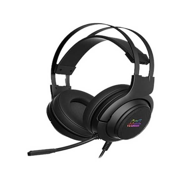 Viewsonic VA300 Series RGB Light 2.2M Wired Gaming Headphone With Noice Cancelling Mic-Black