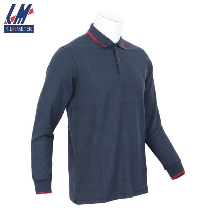 Kilometer Polo Neck Full Sleeve T-Shirt For Men (P1011) - Multisize | Fashion | T-Shirts For Men | Men'S Wear |