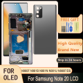 HOT Super OLED Note20 5G with Frame LCD For Samsung Galaxy Note 20 N980F N980F/DS N981B/DS N981U Display Touch Screen Digitizer. 