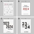 Decoration 2024 Wall Calendar Multi-function Home Decor Household Calendars Notebook Yearly Daily Schedule Home Office. 