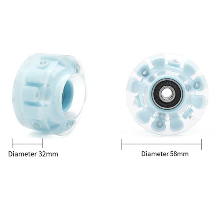 1%20Pcs%20Roller%20Skate%20Wheels%2058mm%20X%2032mm%20Luminous%20Quad%20Roller%20Outdoor%20Light%20Up%20Wheels%20Roller%20Skates%20Light%20Up%20Wheels%20Blue%20-%20Image%205