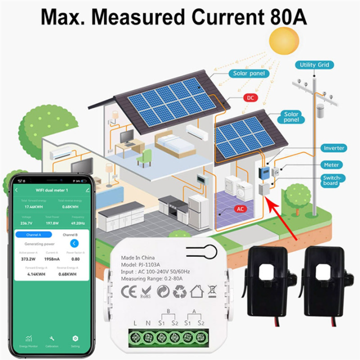 Tuya%20Smart%20WiFi%20Energy%20Bidirection%20Meter%20Single%20Phase%20with%20Buzzer%202CT%20-%20Image%202