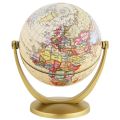 Bizzy Retro Rotating World Globe Earth Antique Home Office Desktop Decor Geography Educational Learning Map School Supplies. 