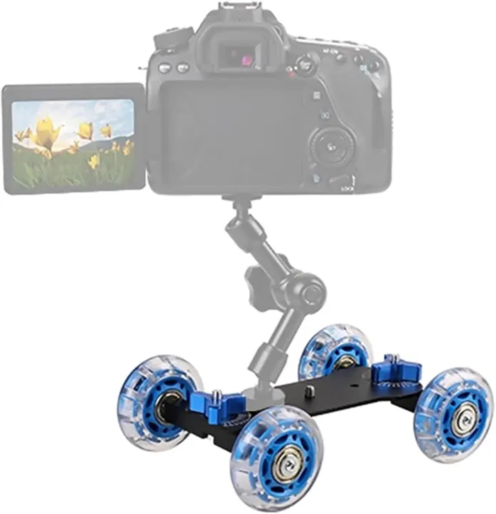 Gopro%20Hero%20Dslr%20Camera%20Skater%20Dolly%20Roller%20Wheel%20Stabilizer%20Slider%20Rail%20-%20Image%202