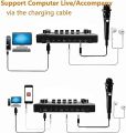 V9 Live Sound Card for Live Streaming, Upgraded V9 Sound Card with Effects, Audio Mixer for Podcast Music Recording. 