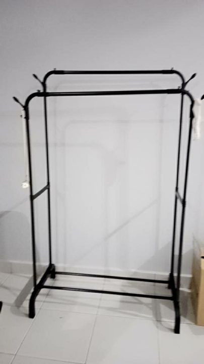 Coat%20Rack%20Garment%20Rack%20Free-standing%20Clothes%20Hanger%20With%20Top%20Rod%20Clothes%20Shelves%20Storage%20Wardrobe%20Hanger%20Floor%20Cloth%20Drying%20Rack%20-%20Image%202