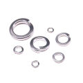 304 Stainless Steel Spring Lock Washer Set (410-Pcs,8-Size). 