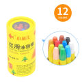 【LoLular design】12/18/24 Color Oil Pastel Crayons Children Baby Graffiti Soft Oil Paint Brush Barrel School Art Drawing Stationery. 