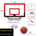 Funny Foldable Indoor Basketball Hoop Set Backboard Safety Mini Basketball Hoop for Kids Black Red Portable Portable Basketball Hoop Toys Basketball Fans. 
