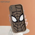 Hontinga for Realme C11 2021 C20 C20A Back Cover Spider-Man Pattern Ladder Soft Camera Protection Rubber Phone Case. 