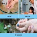 Outdoor Portable Hand Washing Soap Paper Sheets Travel Bottle Hand Washing Paper Test Tube Flower. 