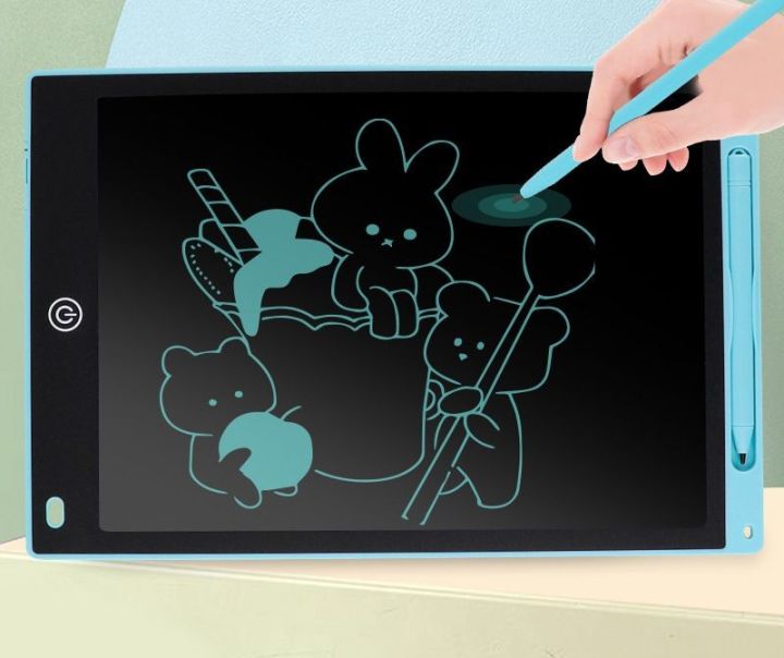 12%20Inch%20LCD%20Writing%20Slate%20Drawing%20Pad%20Tablet%20Digital%20Slate%20for%20Kids%20Learning%20Educational%20Toys%20Smart%20Portable%20Board%20with%20Stylus%20Battery%20Included%20Rewritable%20Ultrathin%20Magic%20Tab%20%7C%20Electronic%20Notepad%20-%20Image%208