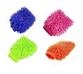 Free Size Multicolor Single Piece Micro Fiber Car Bike Washing Gloves. 