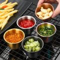 1PC Mini Reusable Household Durable Stackable Seasoning Dishes Sushi Dipping Bowl Sauce Cup Salad Sauce Container. 