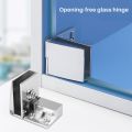 NAMUNY 4 Pack Glass Door Hinges Glass Cabinet Door Hinge Glass Wine Cabinet Hinge Glass Display Hinge. 