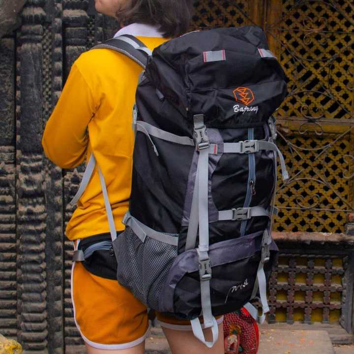 Waterproof Outdoor Hiking Backpack -70 +5L With Rain Cover