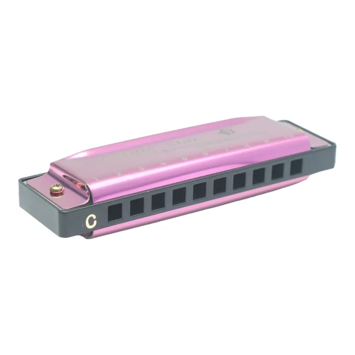 Future%20Star%20Pink%20Color%20Harmonica%2010%20Hole%20(C%20-Scale)%20-%20Image%203