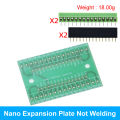 NANO V3.0 Controller Terminal Adapter Expansion Board NANO IO Shield Simple Extension Plate For Arduino AVR ATMEGA328P. 