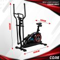 Gear Resistance Adjustment Standing Magnetic Elliptical Trainer Cross Trainer Machine. 