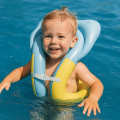 Cute Portable Kids Swim Vest Double airbags PVC Pool Floaties Adjustable Safety Buckle Inflatable Swim Vest Swimming Activities. 