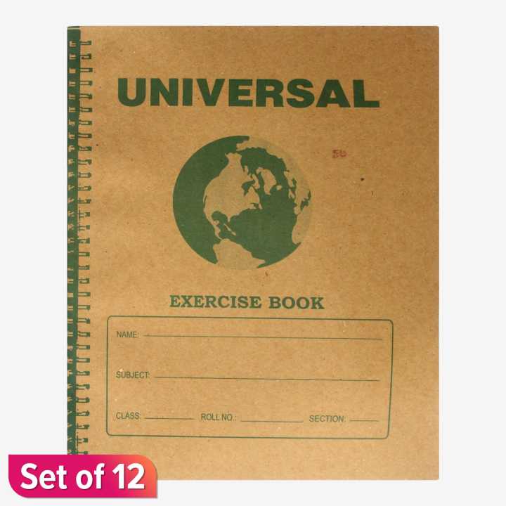 Universal Exercise Drawing Book Pack of 12