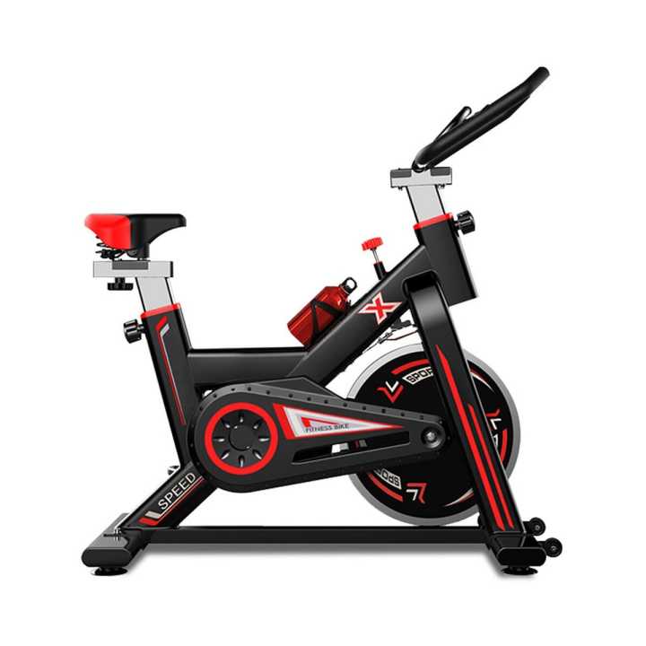 Red and black spin bike sale