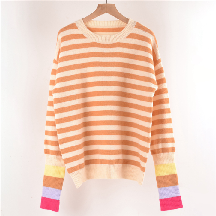 Ladies%20Striped%20Casual%20Sweater%20Tops%20L%20-%20Image%207
