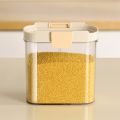 New Transparent Sealed Food Storage Box Stackable Plastic Multigrain Tank Dried Canisters With Lid Kitchen Storage Jars Kitchen. 