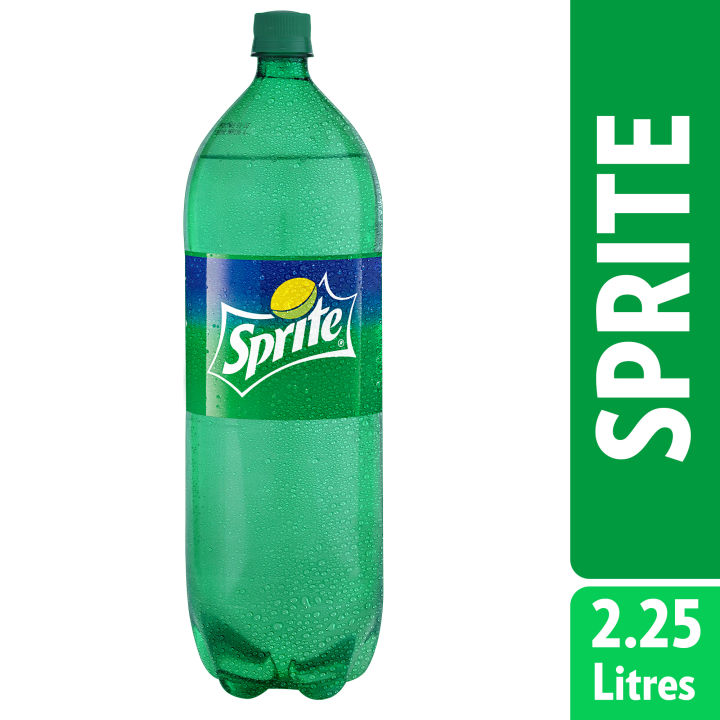 Sprite Lemon & Lime Flavoured Soft Drink PET Bottle 2.25L - Pack Of 5
