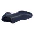 Black Leather  Matt Finish None Lace Black Horse  Formal Shoes For Men. 