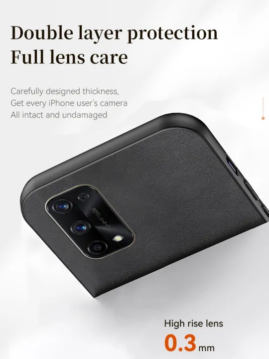 Lereach%20For%20Realme%20X7%20Pro%20Case%20Luxury%20Sheepskin%20Leather%20Shockproof%20Matte%20Back%20Cover%20-%20Image%203