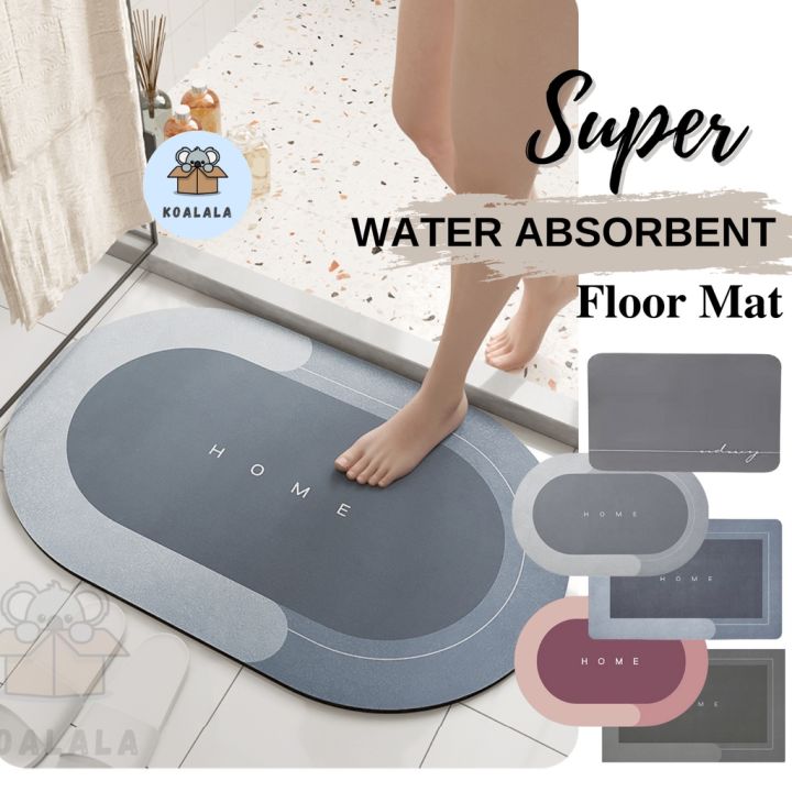 Super Absorbent Floor Mat,Bathroom Absorbent Carpet