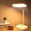 60 LED Desk Lamp for Home Office, Eye-Protection 3 Color Modes Lighting, Stepless Dimming, Gooseneck Adjustable Press. 
